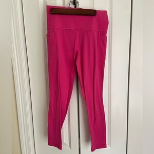 EUC ATHLETA SALUTATION STASH 7/8 LEGGINGS SIZE SMALL